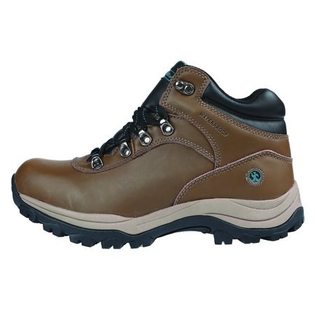 Northside Size 6 M, Women's Apex Lite, Waterproof Hiking Boot, Med Brown/Teal PR 315551W228XX060XXX